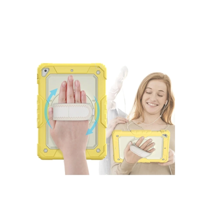 Newface iPad 5 Air 9.7 Kılıf Strap New Tablet Kapak