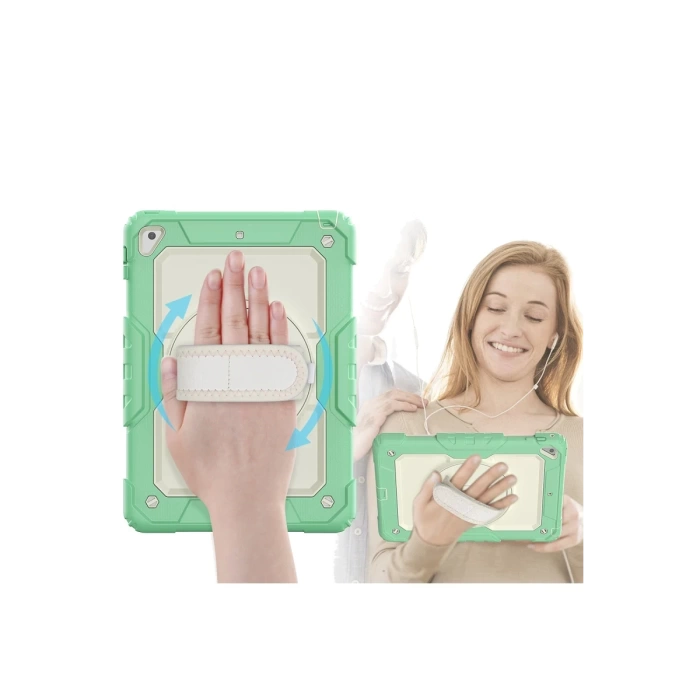 Newface iPad 5 Air 9.7 Kılıf Strap New Tablet Kapak