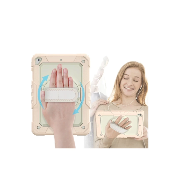 Newface iPad 5 Air 9.7 Kılıf Strap New Tablet Kapak