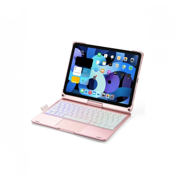 Newface iPad Pro 11 (2021) Kılıf Magic Dönen Klavyeli Tablet Kılıf