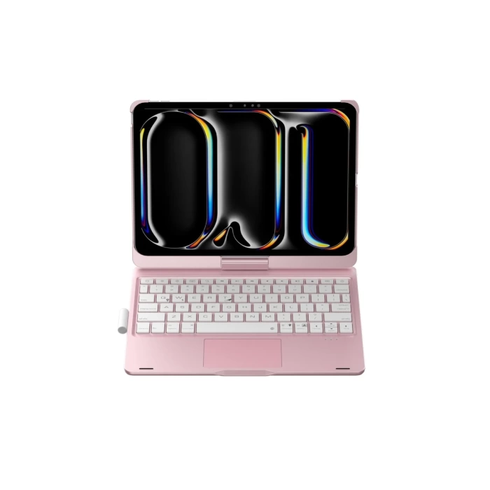 Newface iPad Pro 11 (2024) F11 ATS Kılıf Magic Dönen Klavyeli Tablet Kılıf