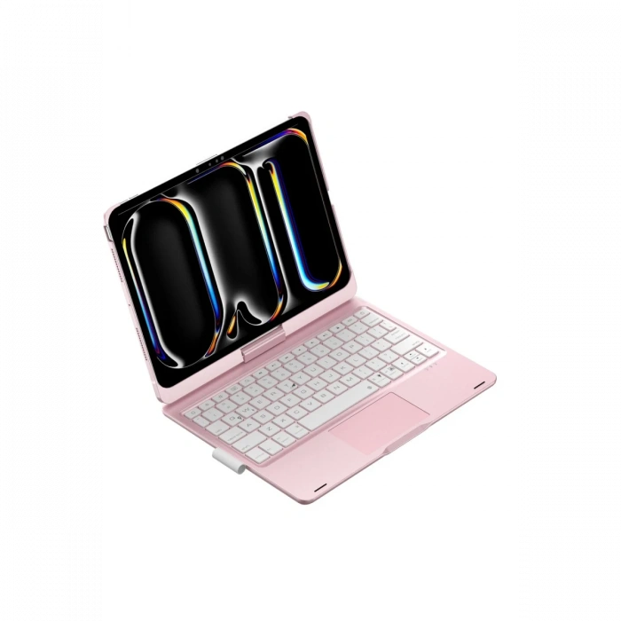 Newface iPad Pro 11 (2024) F11 ATS Kılıf Magic Dönen Klavyeli Tablet Kılıf