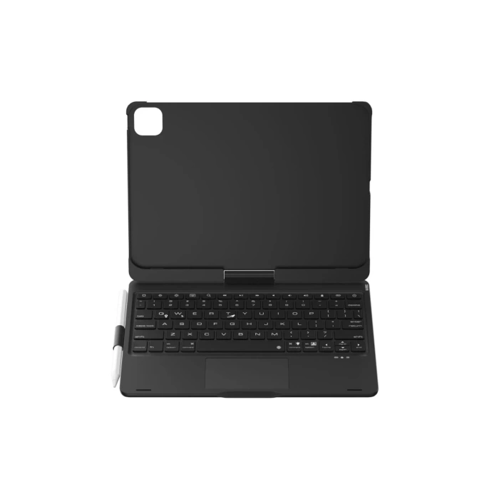 Newface iPad Pro 11 (2024) F11 ATS Kılıf Magic Dönen Klavyeli Tablet Kılıf - Siyah