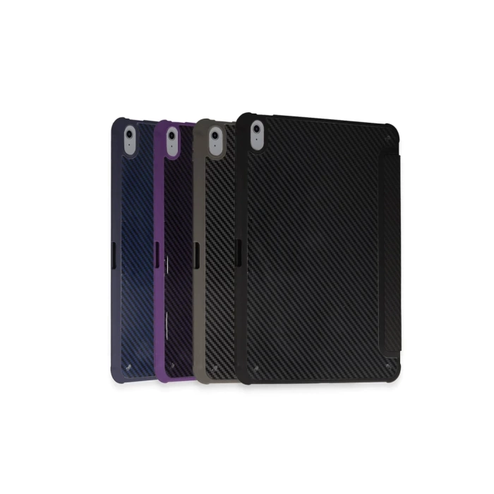 Newface iPad Pro 11 (2024) Kılıf Color Karbon Tablet Kılıfı - Siyah