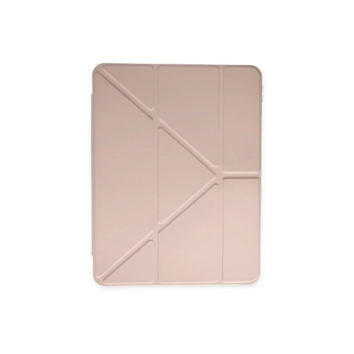 Newface iPad Pro 11 (2024) Kılıf Kalemlikli Mars Tablet Kılıfı - Rose Gold