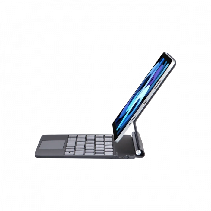 Newface iPad Pro 11 (2024) Kılıf X7P Magic Manyetik Klavyeli Tablet Kılıfı - Siyah