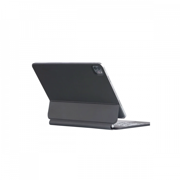 iPad Pro 11 (2024) Kılıf X7P Magic Manyetik Klavyeli Tablet Kılıfı - Siyah