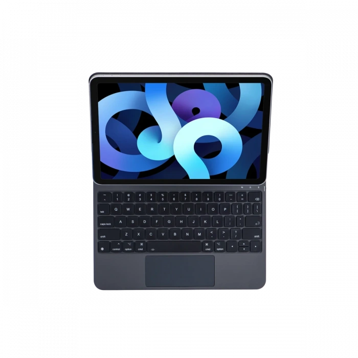 iPad Pro 11 (2024) Kılıf X7P Magic Manyetik Klavyeli Tablet Kılıfı - Siyah