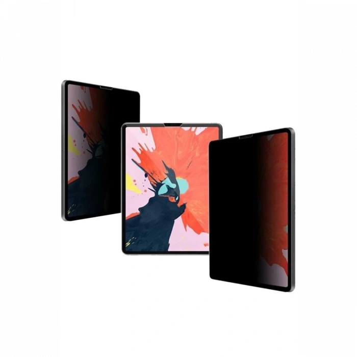 Newface iPad Pro 12.9 (2021) Tablet Hayalet Full Glue Ekran Koruyucu