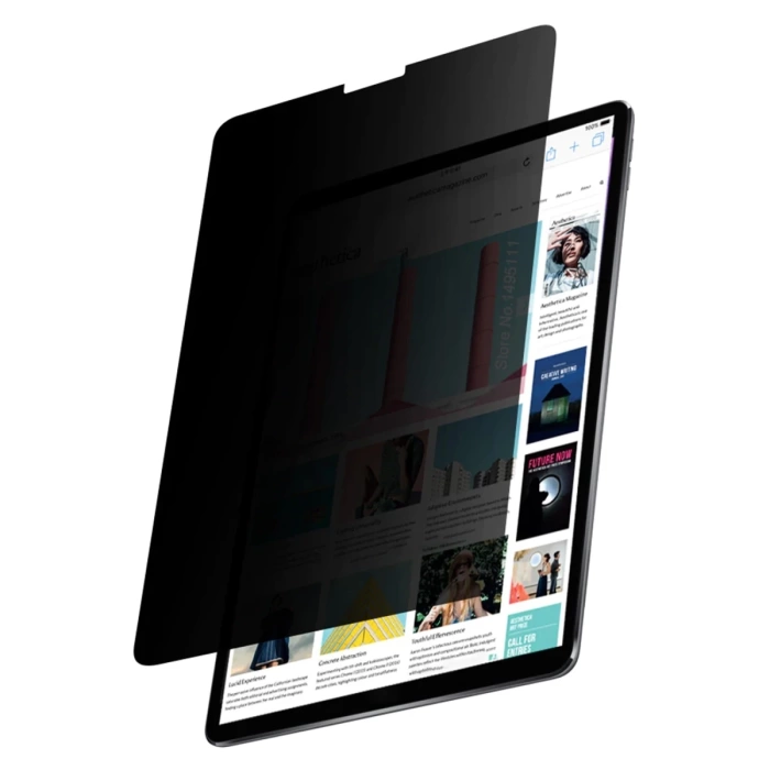 Newface iPad Pro 12.9 (2021) Tablet Hayalet Full Glue Ekran Koruyucu