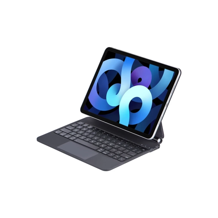 Newface iPad Pro 12.9 (2022) Kılıf X9 Magic Manyetik Klavyeli Tablet Kılıfı - Siyah