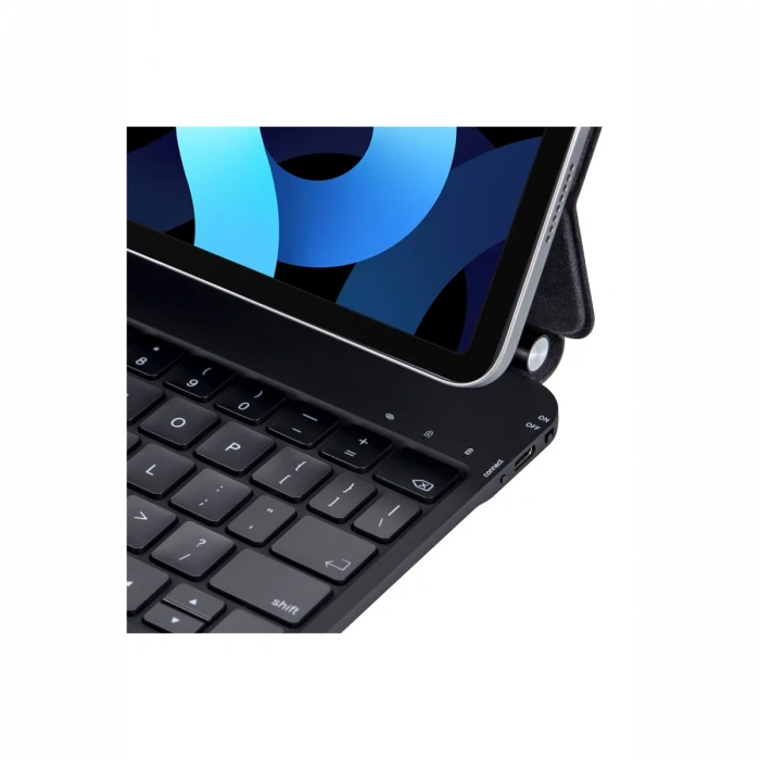 Newface iPad Pro 12.9 (2022) Kılıf X9 Magic Manyetik Klavyeli Tablet Kılıfı - Siyah
