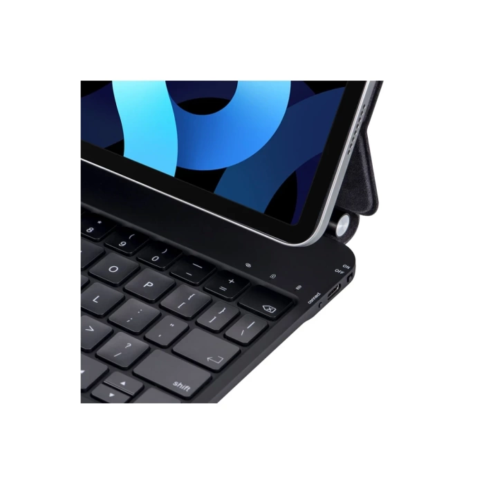 Newface iPad Pro 12.9 (2022) Kılıf X9 Magic Manyetik Klavyeli Tablet Kılıfı - Siyah