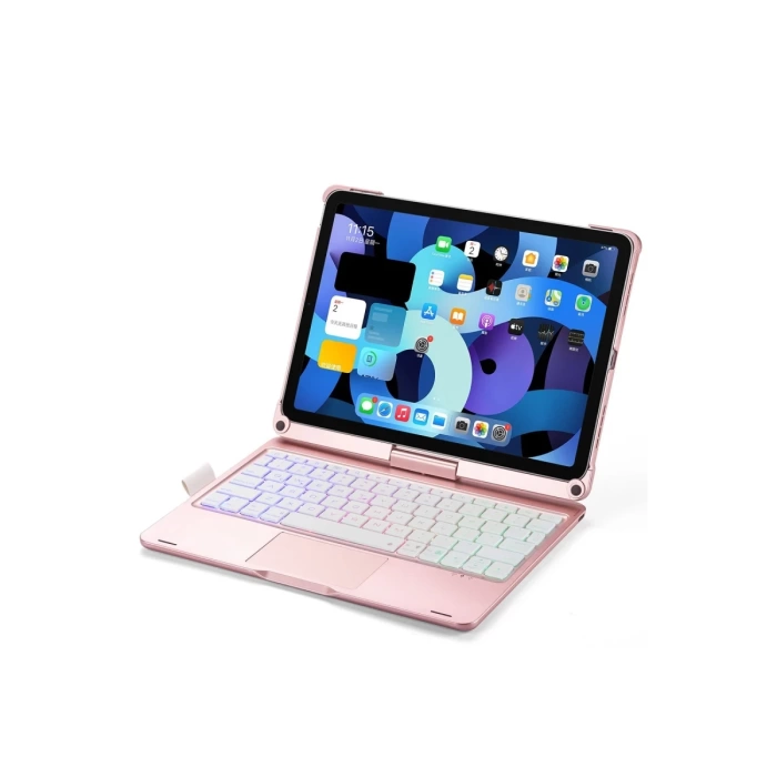 Newface iPad Pro 13 (2024) F13 ATS Kılıf Magic Dönen Klavyeli Tablet Kılıf