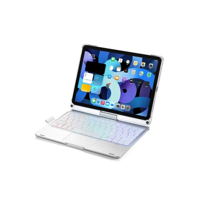 Newface iPad Pro 13 (2024) F13 ATS Kılıf Magic Dönen Klavyeli Tablet Kılıf