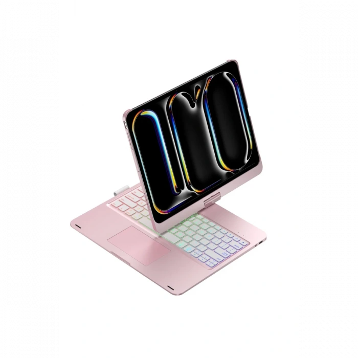 Newface iPad Pro 13 (2024) F13 ATS Kılıf Magic Dönen Klavyeli Tablet Kılıf