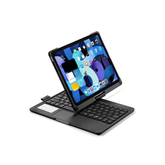 Newface iPad Pro 13 (2024) F13 ATS Kılıf Magic Dönen Klavyeli Tablet Kılıf - Siyah