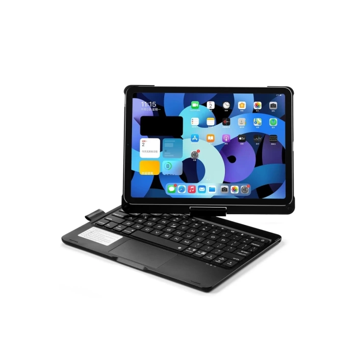 Newface iPad Pro 13 (2024) F13 ATS Kılıf Magic Dönen Klavyeli Tablet Kılıf - Siyah
