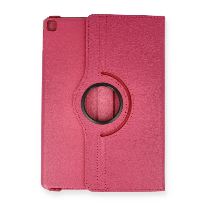 Newface iPad Pro 13 (2024) Kılıf 360 Tablet Deri Kılıf - Pembe