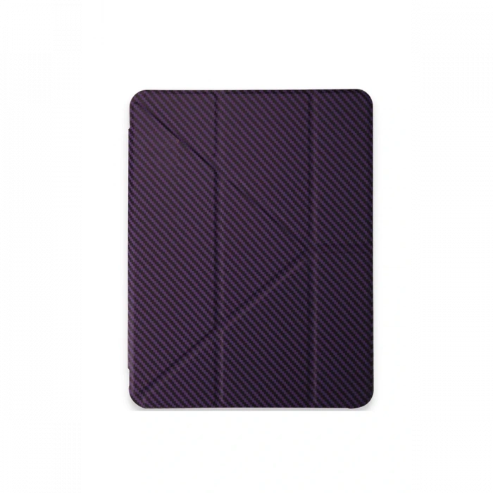 Newface iPad Pro 13 (2024) Kılıf Color Karbon Tablet Kılıfı - Derin Mor