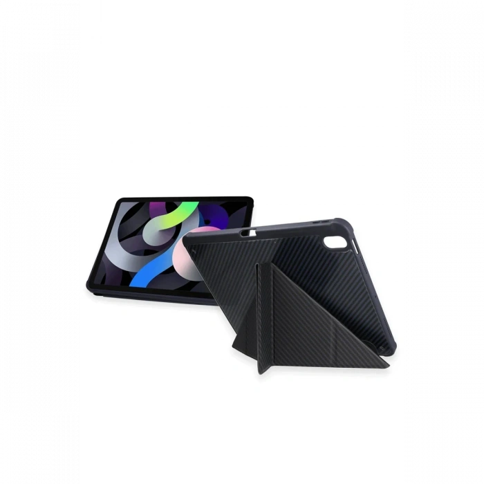 Newface iPad Pro 13 (2024) Kılıf Color Karbon Tablet Kılıfı - Siyah