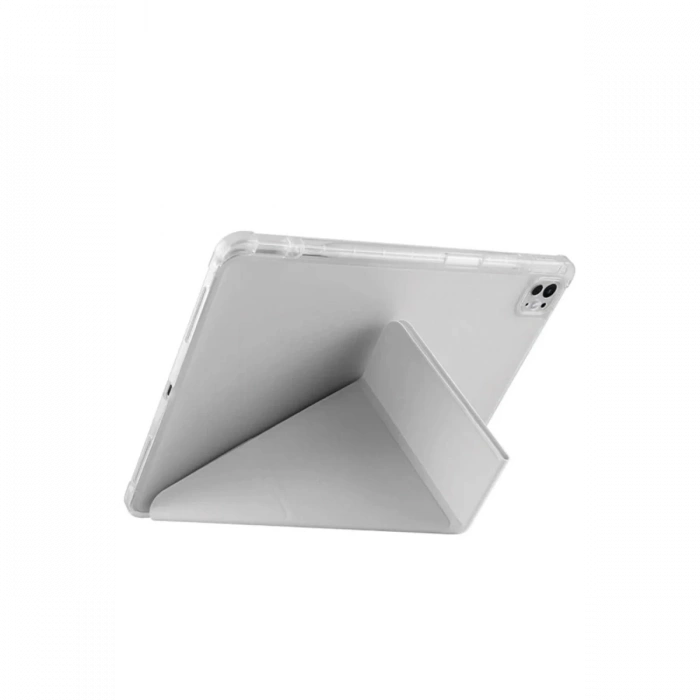 Newface iPad Pro 13 (2024) Kılıf Kalemlikli Mars Tablet Kılıfı - Lila