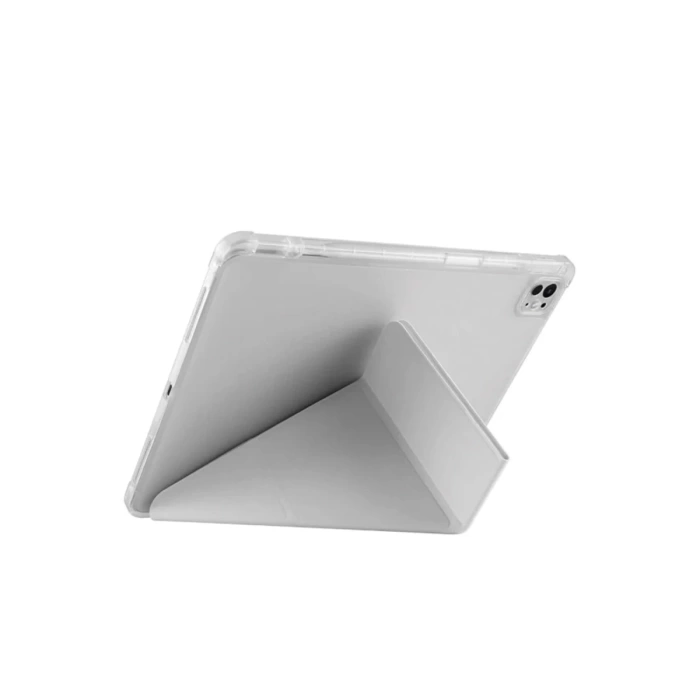 Newface iPad Pro 13 (2024) Kılıf Kalemlikli Mars Tablet Kılıfı - Rose Gold