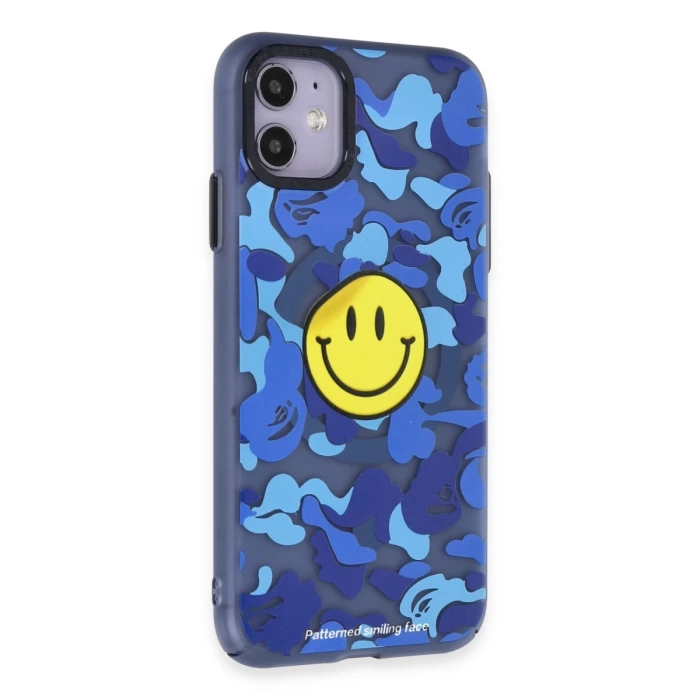 Newface iPhone 11 Kılıf Apollo Magneticsafe Desenli Kapak