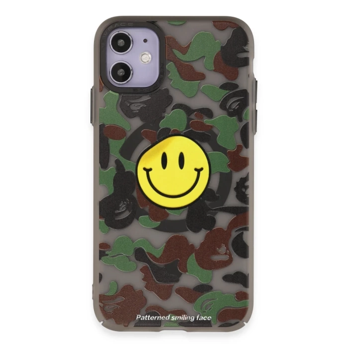 Newface iPhone 11 Kılıf Apollo Magneticsafe Desenli Kapak