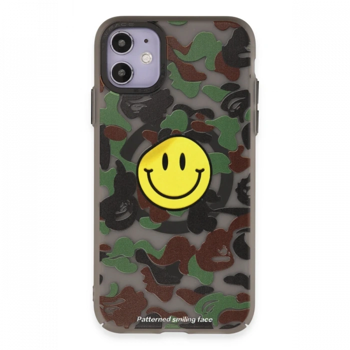 Newface iPhone 11 Kılıf Apollo Magneticsafe Desenli Kapak
