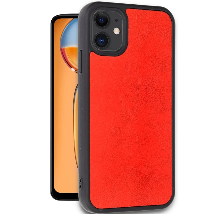 Newface iPhone 11 Kılıf Aras Deri Kapak