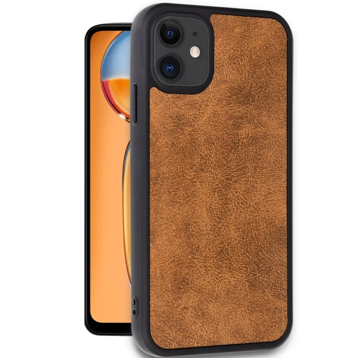 Newface iPhone 11 Kılıf Aras Deri Kapak