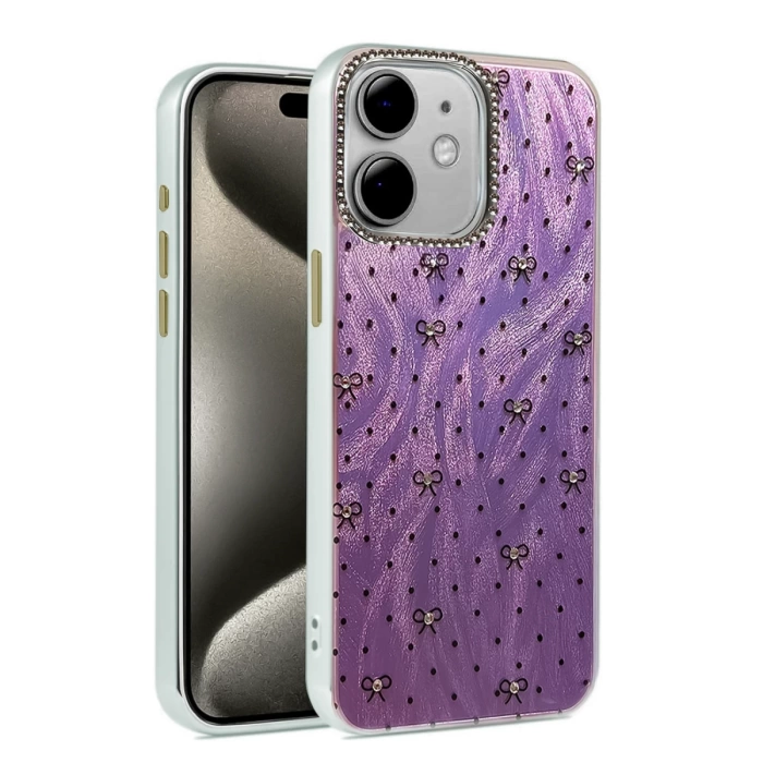 Newface iPhone 11 Kılıf Blade Aynalı Desenli Kapak