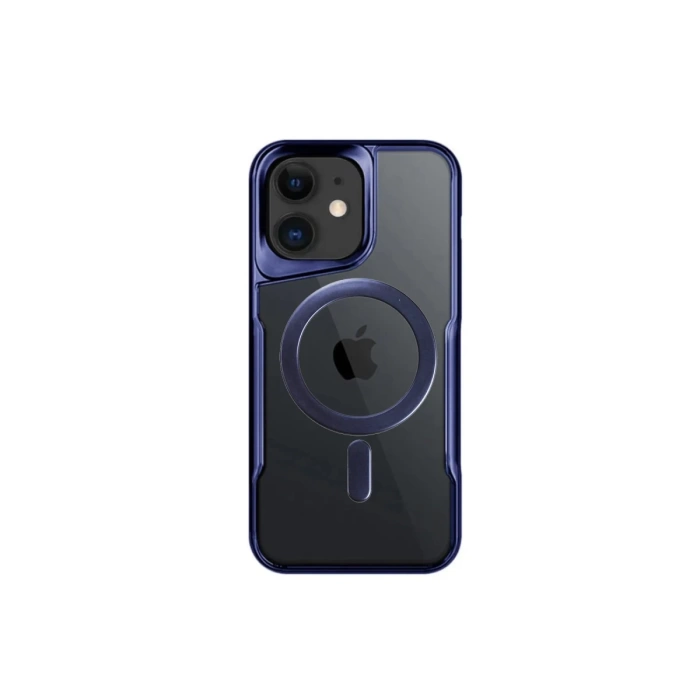 Newface iPhone 11 Kılıf Boyi Magsafe Silikon Kapak - Lacivert