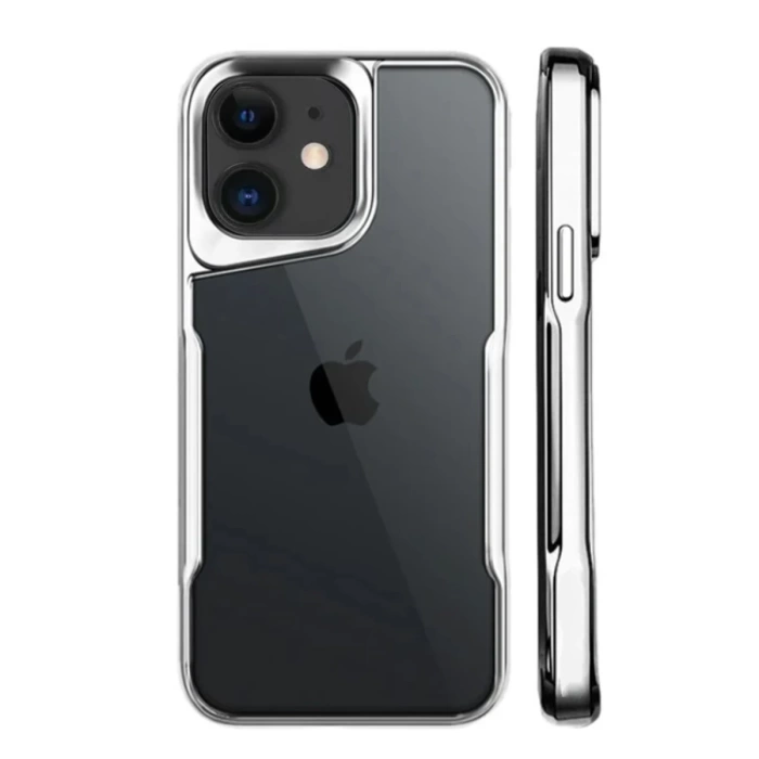 Newface iPhone 11 Kılıf Boyi Silikon Kapak - Gümüş