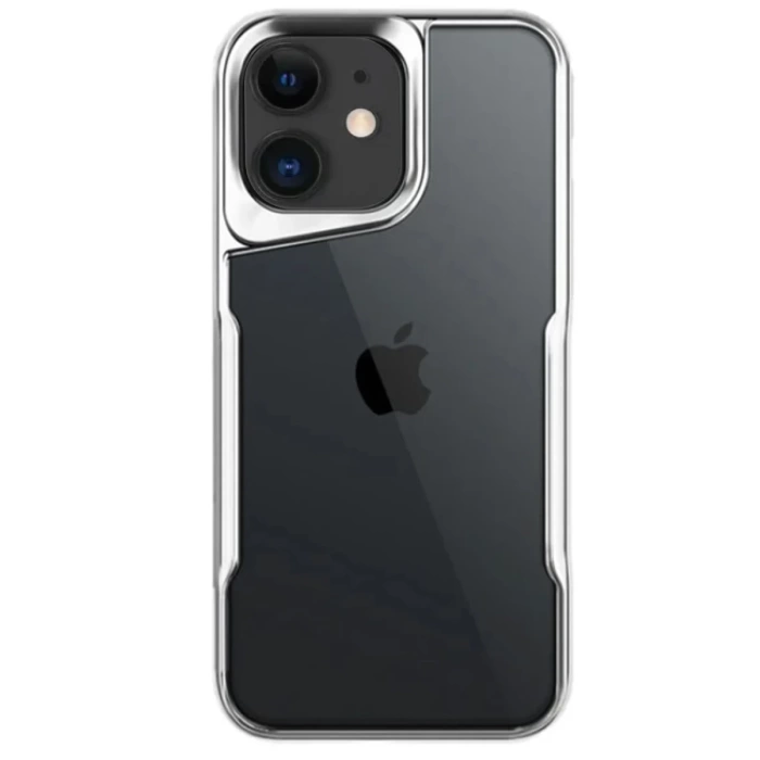 Newface iPhone 11 Kılıf Boyi Silikon Kapak - Gümüş