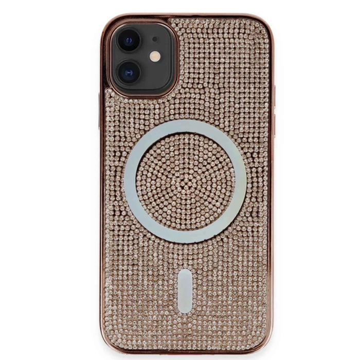 Newface iPhone 11 Kılıf Diamond Magsafe Kapak