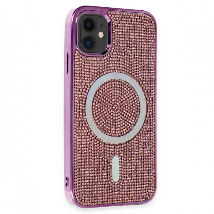 Newface iPhone 11 Kılıf Diamond Magsafe Kapak