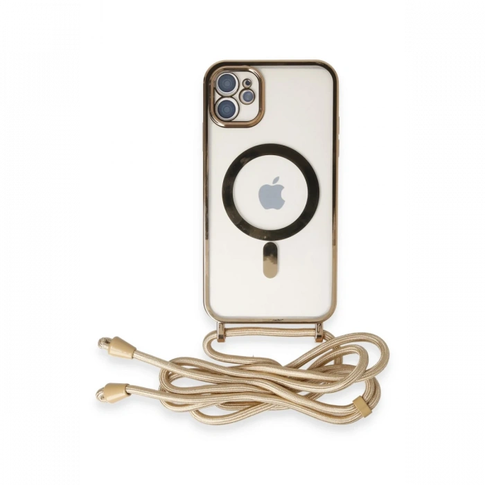 iPhone 11 Kılıf Divo Lazer Askılı Magsafe Kapak