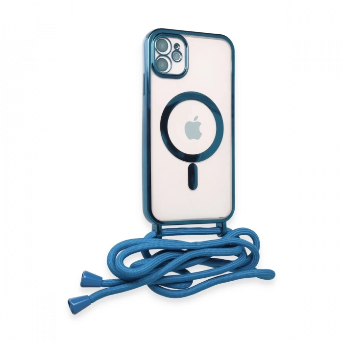 iPhone 11 Kılıf Divo Lazer Askılı Magsafe Kapak