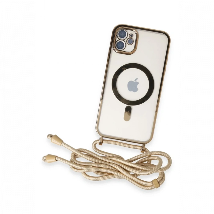 iPhone 11 Kılıf Divo Lazer Askılı Magsafe Kapak