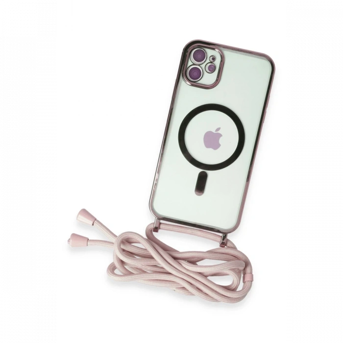 iPhone 11 Kılıf Divo Lazer Askılı Magsafe Kapak