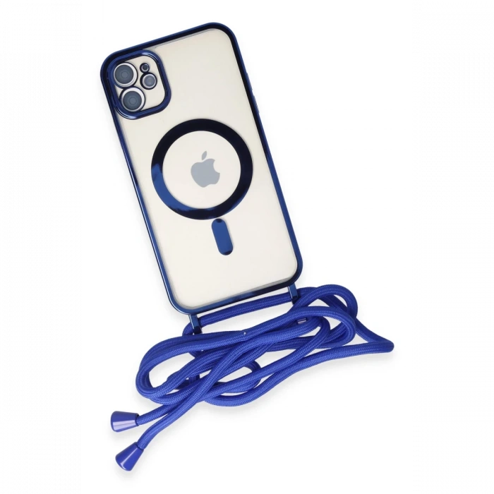 iPhone 11 Kılıf Divo Lazer Askılı Magsafe Kapak