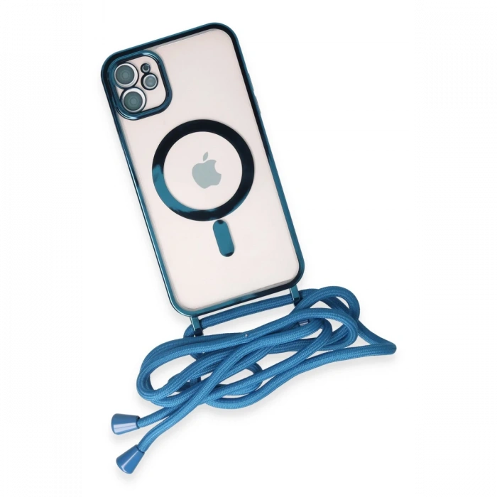 iPhone 11 Kılıf Divo Lazer Askılı Magsafe Kapak