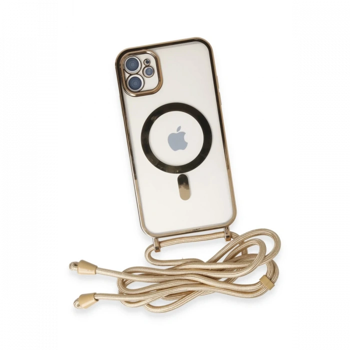 iPhone 11 Kılıf Divo Lazer Askılı Magsafe Kapak