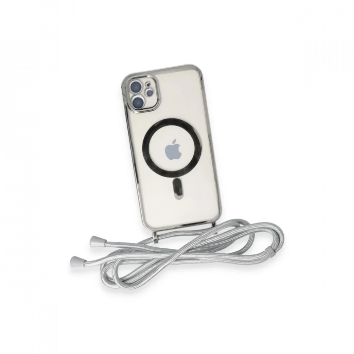 iPhone 11 Kılıf Divo Lazer Askılı Magsafe Kapak