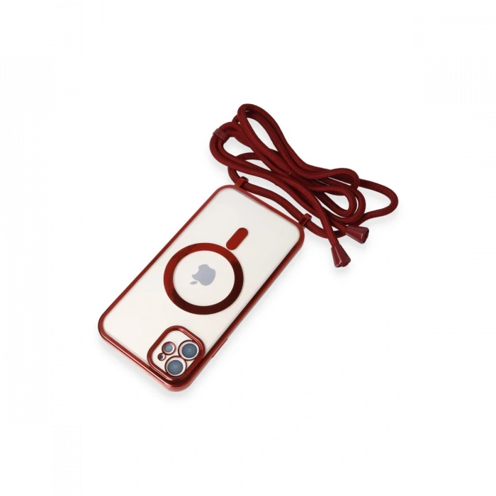 iPhone 11 Kılıf Divo Lazer Askılı Magsafe Kapak