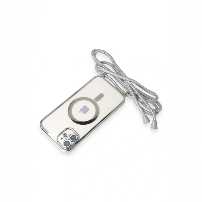 iPhone 11 Kılıf Divo Lazer Askılı Magsafe Kapak