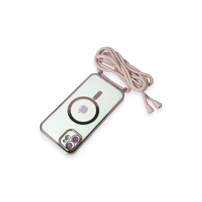 iPhone 11 Kılıf Divo Lazer Askılı Magsafe Kapak