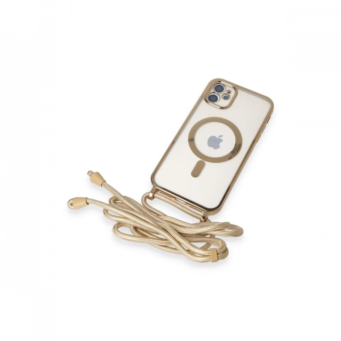 iPhone 11 Kılıf Divo Lazer Askılı Magsafe Kapak